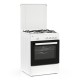 Thermogatz TGS 161 WH Κουζίνα Αερίου 55lt με Εστίες Αερίου 60cm
